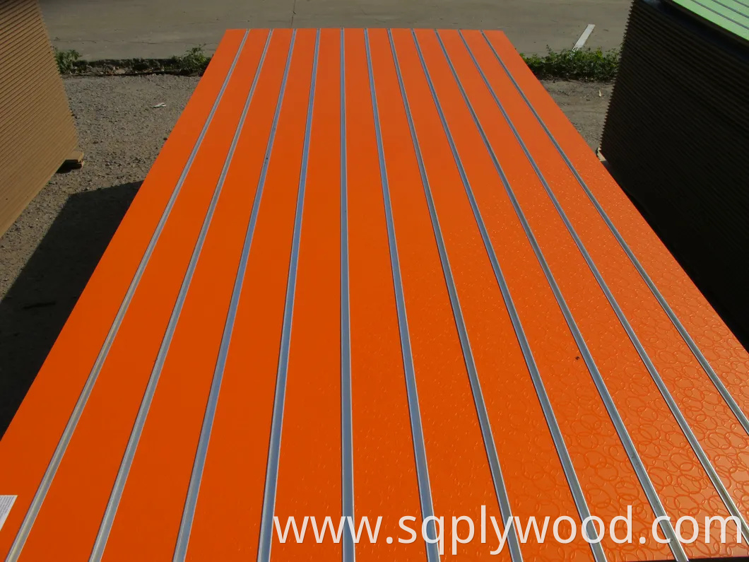 12mm 15mm 18mm Melamine Faced MDF Board / Slot MDF / UV MDF